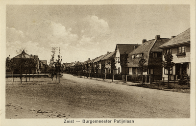 15621 Gezicht in de Burgemeester Patijnlaan te Zeist, met links de hoek met de Van der Merschlaan.